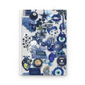 Blue Collage Hardcover Journal — Notebook for Notes & Creative Writing