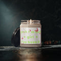 9oz Scented Soy Candle — "Yeah I'm That Girl" Pink Butterflies Aromatherapy Jar